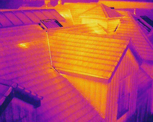 Thermal Imaging Roof Survey Image Kingston upon Hull